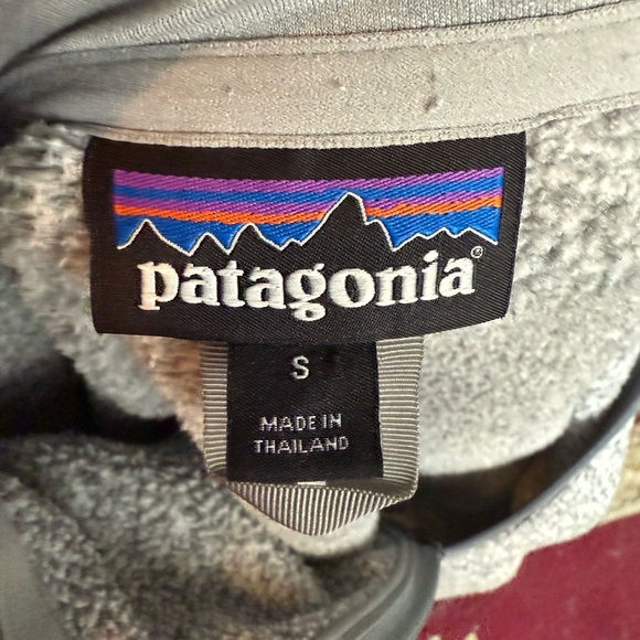 Patagonia Women's Better Sweater 1/4-Zip Fleece Pullover Heathered Gray Sz S - Picture 3 of 7